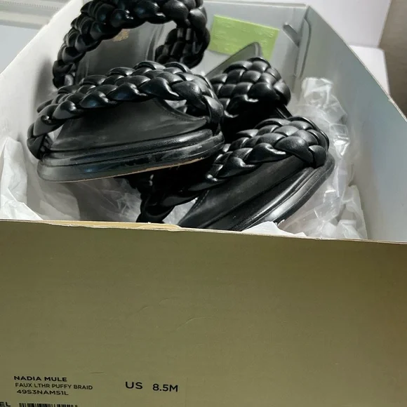 Michael Kors Black Braided Women's Sandals 8.5 - Picture 10 of 12